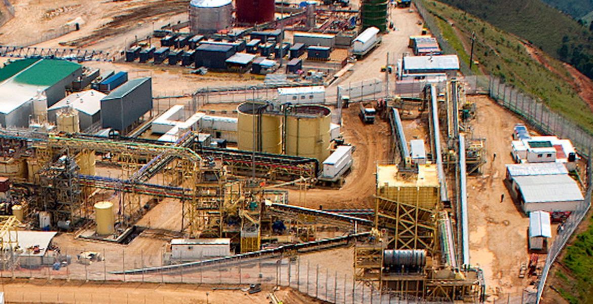 La deuxième mine d'or de Banro, Namoya, a commencé sa production commerciale en 2016. (Image reproduite avec l'aimable autorisation de Banro.)