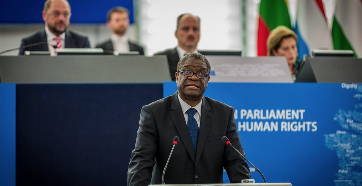 Dr. Denis Mukwege, Prix Nobel, Parlement Europeen, 