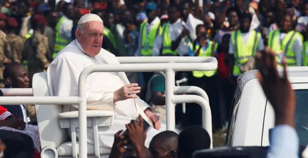 Pope Francis in Kinshasa