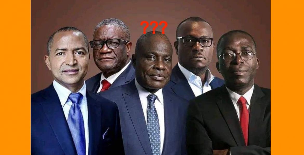 Moise Katumbi, Martin Fayulu, Matata Mponyo, Dr Denis Mukwege, Denis Sesanga