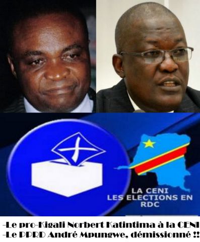 Norbert Katintma sera force a la tete de la CENI,  André Mpungwe a ete piege de demissioner 