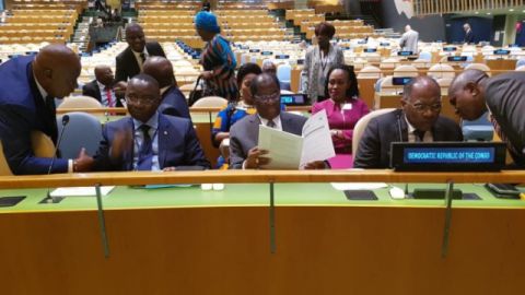 Delegation de la RD Congo à la 72e assemblée de l'ONU, New York