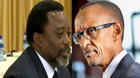 Joseph Kabila et Paul Kagame 