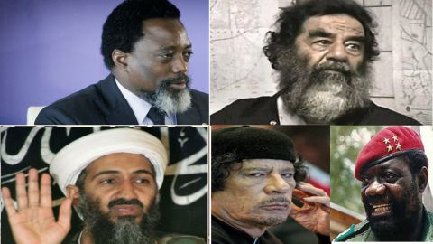 Joseph Kabila, Osama Bin Laden, Sadam Hussein, Kadafi et Savimbi
