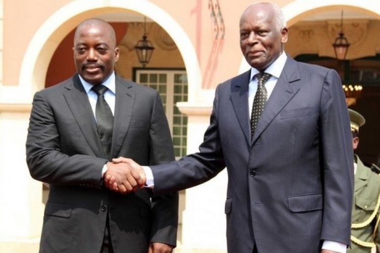 Joseph Kabila et Dos Santos